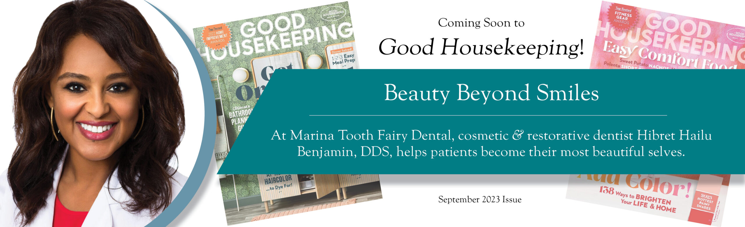 banner promoting upcoming article in Good Housekeeping magazine