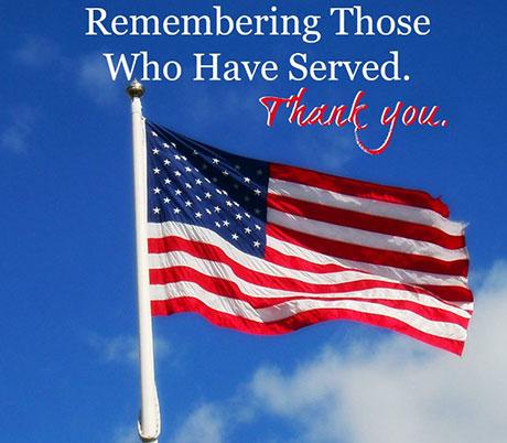 Remembering Those Who Have Served American Flag